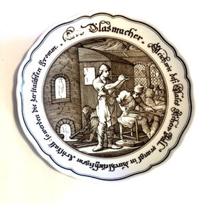 German Vintage Collectible Plate Wall Decor